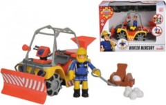 Simba Feuerwehrmann Sam Mercury-Schnee- Quad mit Figur Снежный квадроцикл Fireman Sam Mercury с фигуркой