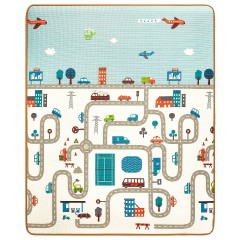 mamabrum Doppelseitige Krabbelmatte 180 x 150 x 2 cm Rutschfest Двусторонний коврик для ползания 180 x 150 x 2 см