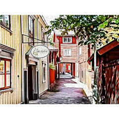 CALVENDO Puzzle CALVENDO Puzzle Schwedengasse Пазл CALVENDO Puzzle Schwedengasse