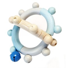 HESS Babyspielzeug Motorikrassel Kugel blau Детская игрушка-погремушка синяя