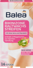 Balea (Балеа) Kaltwachsstreifen Bikinizone Холодные полосы воска	 для зоны бикини, 16 шт
