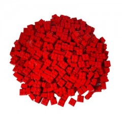 LEGO LEGO 2x2 Steine Rot - 250x - Red bricks 3003 LEGO 2x2 Bricks Red - 250x - Красные кирпичи 3003