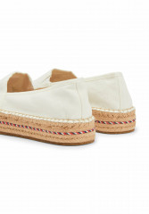 Tommy Hilfiger SIGNATURE MONOGRAM  Espadrilles ecru ПОДПИСЬ МОНОГРАММА Эспадрильи экрю