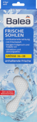 Balea (Балеа) Ультратонкие стельки - белые - Размер: 36 - 38, 8 Пара, 16 шт