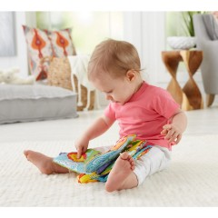 Mattel Fisher-Price Kleines Spielbuch weiches Baby Buch Мягкая детская книга Fisher-Price Little Playbook