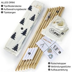 P:OS Hej Loenne Tipi Zelt fur Kinder Hej Loenne типи палатка для детей