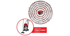 Einhell Einhell Nass-/Trockensauger TE-VC 36/30 Li rot/silber, ohne Akku und Ladegerat  rot/silber Пылесос Einhell для сухой и влажной уборки TE-VC 36/30 Li красный/серебристый, без аккумулятора и зарядного устройства