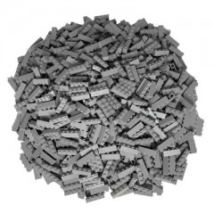 LEGO LEGO 1x4 Steine Hellgrau - 250 Stuck  - Light bluish grey bricks 3010 LEGO 1x4 Bricks Light Grey — 250 штук — Светло-голубовато-серые кубики 3010