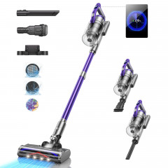 Honiture Honiture Akku-Hand-und Stielstaubsauger, 450,00 W, 33KPA Akku Staubsauger, Anti-Tangle-Staubsauger, 55 Minuten Laufzeit, Kantenreinigung, 1.2L Staubbehalter  Беспроводной ручной и стержневой пылесос Honiture, 450,00 Вт, беспроводной пылесос 33 кП