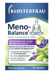 Klosterfrau Meno-Balance 60st, Мено-баланс во время менопаузы, 60 шт