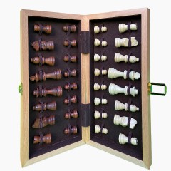 goki Schachspiel in Holzklappkassette Игра в шахматы в деревянном ящике