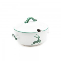 Gmundner Keramik Gmundner Keramik Gruner Hirsch Suppentopf glatt 2 L / h: 18 cm Керамическая кастрюля для супа Gmundner Green Deer, гладкая, 2 л / высота: 18 см