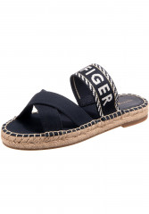Tommy Hilfiger PANTOLETTEN Mules dunkelblau СЛАЙДЫ Мюли темно-синий