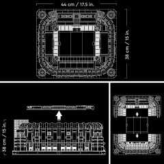 LEGO Creator Expert 10299 Real Madrid Santiago Bernabeu Stadion, ЛЕГО стадион ФК Реал Мадрид - Сантьяго Бернабеу