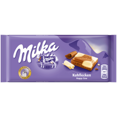 Milka Kuhflecken Альпийский молочный шоколад с добавлением белого шоколада 100г