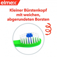 elmex Zahnburste Kinder doppelpack 2-6 Jahren, Детская зубная щетка, 2-6 лет, 2 штуки