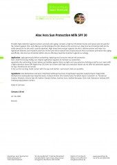 Kraueterhaus Sanct Bernhardt Aloe Vera Sun Protection Milk SPF 30250-ml-bottle