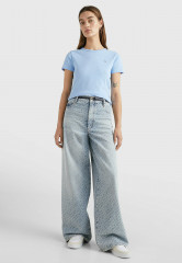 Tommy Hilfiger 1985 C NK SS Basic T-shirt vessel blue 1985 C NK SS — базовая футболка сосуд синий