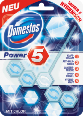 Domestos Кубики для туалета Power 5 с Chlor, 55 г