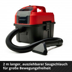 Einhell Einhell Nass-Trocken-Akkusauger TE-VC 18/10 Li-Solo, 900 W, mit Beutel, Power X-Change, ohne Akku und Ladegerat  Беспроводной пылесос Einhell для влажной и сухой уборки TE-VC 18/10 Li-Solo, 900 Вт, с сумкой, Power X-Change, без аккумулятора и заря