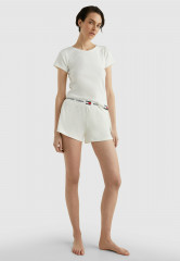 Tommy Hilfiger SLIM-FIT Pyjama bottoms ecru SLIM FIT Пижамные штаны экрю