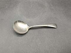 Столовые приборы винтажные: шипцы и ложка, посеребрение, щипцы - 14 см, ложка - 12 см, Англия, 1950-60гг.