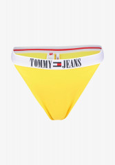 Tommy Hilfiger HIGH RISE Bikini bottoms star fruit yellow ВЫСОКАЯ ПОСАДКА Плавки бикини звездный фрукт желтый