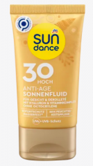 SUNDANCE Anti-Age Sonnenfluid LSF 30 Hoch, Солнцезащитный флюид для лица, антивозрастной, с матирующим эффектом SPF 30, 50 мл