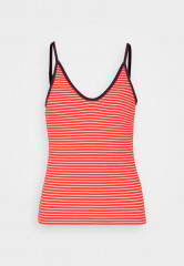 Tommy Hilfiger SLIM MINI STRIPE STRAPPY Top desert rouge/ecru SLIM MINI STRIPE STRAPPY Верх румяна пустыни/экрю