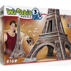 Wrebbit Wrebbit 3D Puzzle 816 Teile Eiffelturm Wrebbit 3D Пазл 816 деталей Эйфелева башня