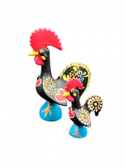 Статуэтки винтажные Portugal / IZ "Большой и малый петух", 2 шт., 12.5 и 7.5 см, керамика, Португалия, 1970-80гг.