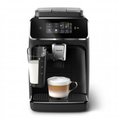 Philips Philips Kaffeevollautomat EP2331/10 2300 Series, 4 Kaffeespezialitaten, mit LatteGo-Milchsystem, Klavierlack-Schwarz Полностью автоматическая кофемашина Philips EP2331/10 серии 2300, 4 сорта кофе, с молочной системой LatteGo, черный рояль