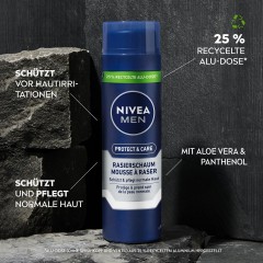 Nivea Men Protect und Care Rasierschaum Пена для бритья Men Protect and Care