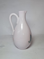 Karlsruhe Белая фарфоровая ваза &quot;Домик в лесу&quot;, 19 x 10 см, Германия, 1960-70гг.