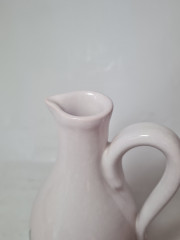 Karlsruhe Белая фарфоровая ваза &quot;Домик в лесу&quot;, 19 x 10 см, Германия, 1960-70гг.