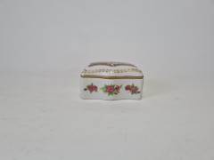 PORCELAINE FINE DE Limoges Коллекционные фарфоровые шкатулки, 5,5 см, 5 штук, Франция, 1960-70гг.