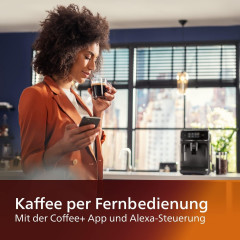 Philips Philips Kaffeevollautomat Series 2200 Kaffeevollautomat –WLAN-Konnektivitat Mit App-Steuerung, Kaffeeautomat Cafemaschine Kaffeemaschine mi Mahlwerk Vollautomat Cafe Полностью автоматическая кофемашина Philips Series 2200, полностью автоматическа