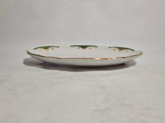 Тарелка сервировочная винтажная Galvani Keramik, керамика, 20 х 13 см, Италия, 1960-70гг.