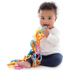 Playgro Kinderwagenkette Loopy Links 24-teilig Цепочка для коляски Loopy Links