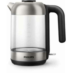 Philips Philips Wasserkocher Wasserkocher Philips HD933980 Schwarz 1,7 L Glas Edelstahl Wasserkesse  Чайник Philips Чайник Philips HD933980 Черный, 1,7 л, стеклянный чайник из нержавеющей стали