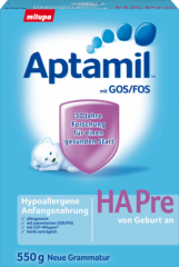 Aptamil Гипоаллергенное	 Начальное питание	 Pre с рождения, 550 г