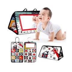 Vetaka Stoffbuch mit Spiegel fur Kinder Тканевая книга с зеркалом для детей