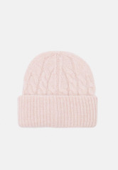 Tommy Hilfiger TIMELESS CABLE BEANIE Beanie sepia pink TIMELESS CABLE BEANIE Beanie сепия розовый