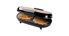 Bestron Bestron Doppel-Waffeleisen ADWM730CO fur Herzwaffeln kupfer/schwarz, 1.200 Watt  kupfer/schwarz Двойная вафельница Bestron ADWM730CO для вафель-сердечек медный/черный, 1200 Вт