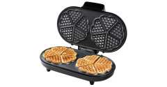 Bestron Bestron Doppel-Waffeleisen ADWM730CO fur Herzwaffeln kupfer/schwarz, 1.200 Watt  kupfer/schwarz Двойная вафельница Bestron ADWM730CO для вафель-сердечек медный/черный, 1200 Вт