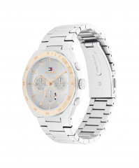 Tommy Hilfiger TT SS CG CASE DIAL WITH CG ACCENTS SS Chronograph watch grey TT SS CG CASE DIAL WITH CG ACCENTS SS — Часы с хронографом серый