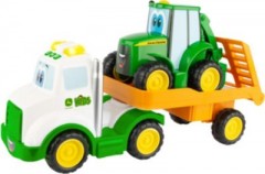 TOMY John Deere Transporter Set Комплект транспортных средств John Deere