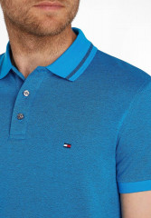 Tommy Hilfiger KURZARM Polo shirt blau ПОЛО С КОРОТКИМ РУКАВОМ синий