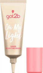 got2b Shade Adjusting Drops Oh My Light Высокопигментированные капли для коррекции оттенка тональной основы, 8мл