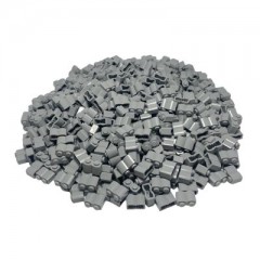 LEGO LEGO 1x2 Steine Hellgrau  Modifiziert Log - Brick 30136 NEU - 50x LEGO 1x2 Bricks Light Grey Modified Log — Brick 30136 NEW — 50x